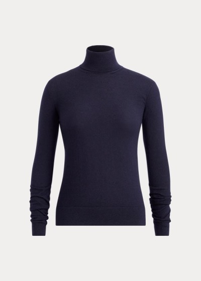 Women's Ralph Lauren Cashmere Turtleneck Sweater | 930214ZDP